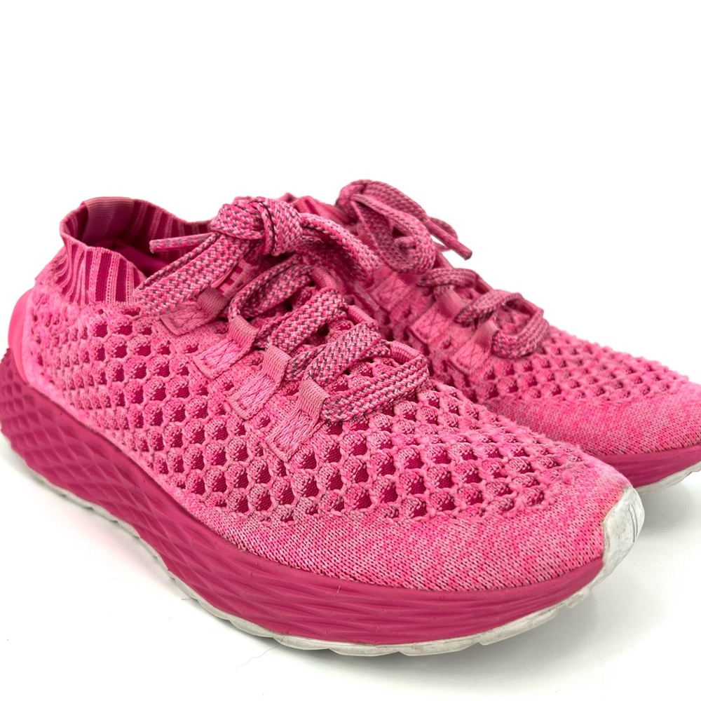 Nobull Women's Allday Knit Sneaker Bright Pink Sz 8